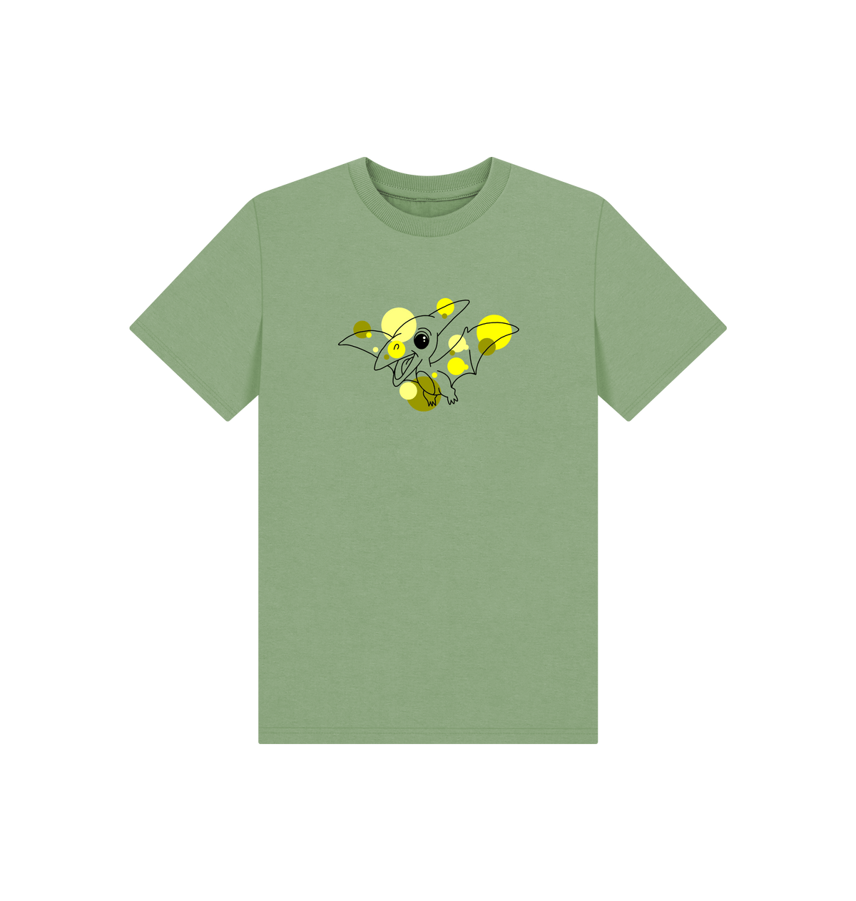 Sage Printed Kids T-Shirt Front