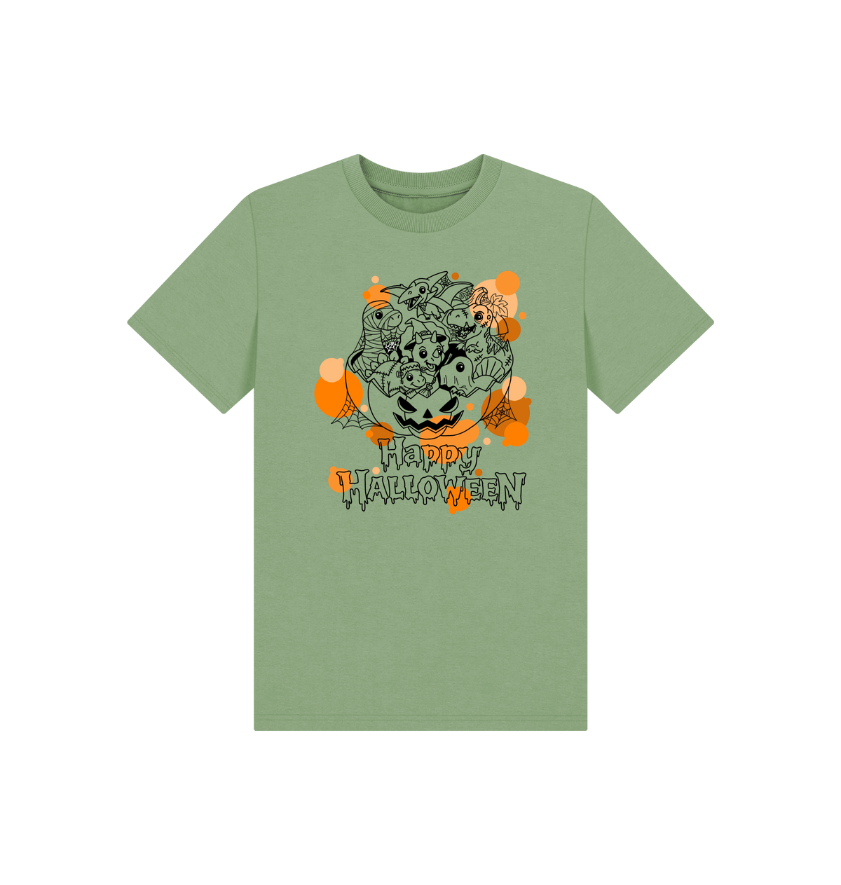 Sage Printed Kids T-Shirt Front
