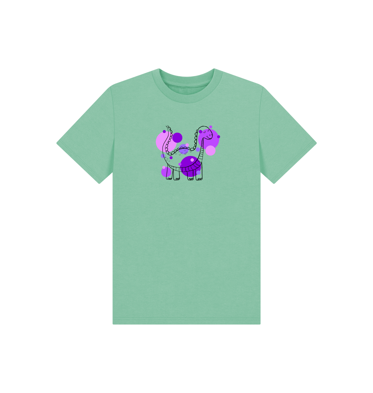 Peppermint Printed Kids T-Shirt Front