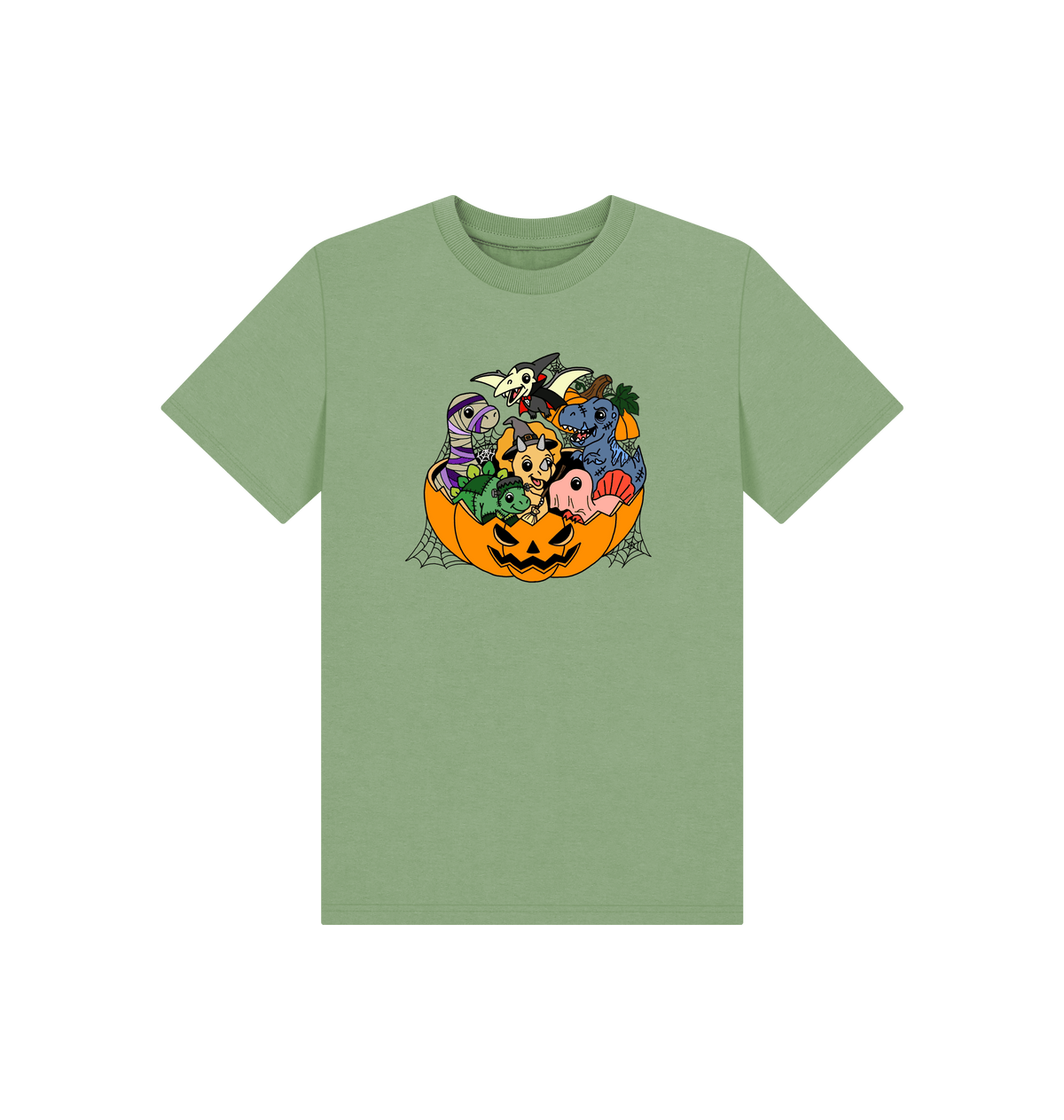 Sage Printed Kids T-Shirt Front
