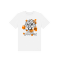 White Printed Kids T-Shirt Front