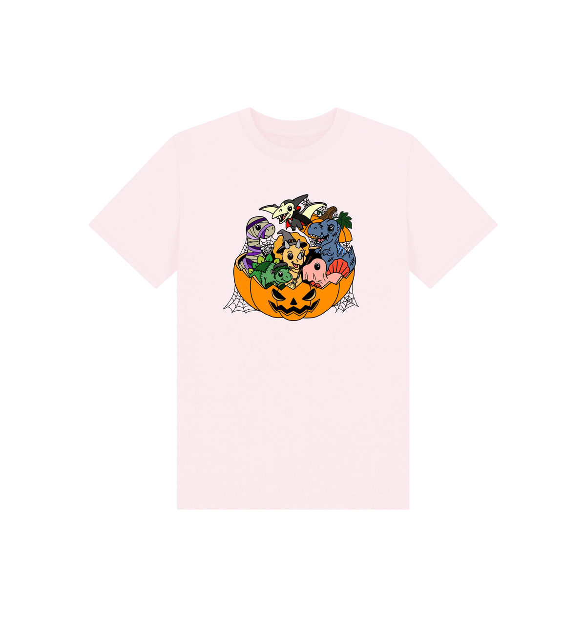 Pink Printed Kids T-Shirt Front