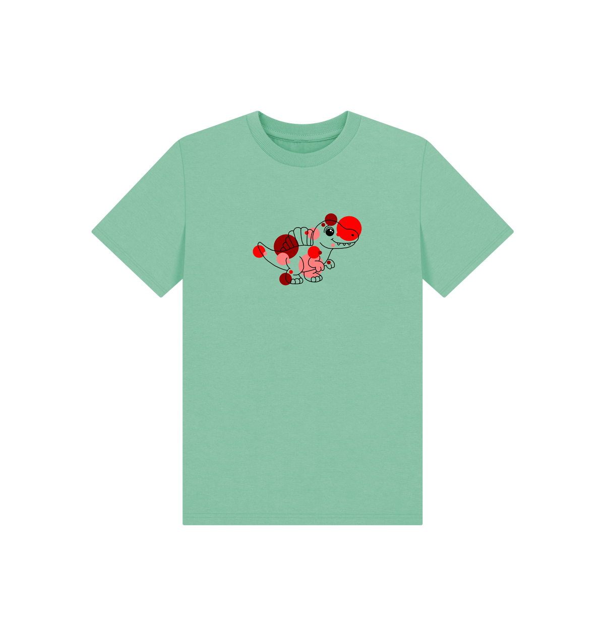 Peppermint Printed Kids T-Shirt Front