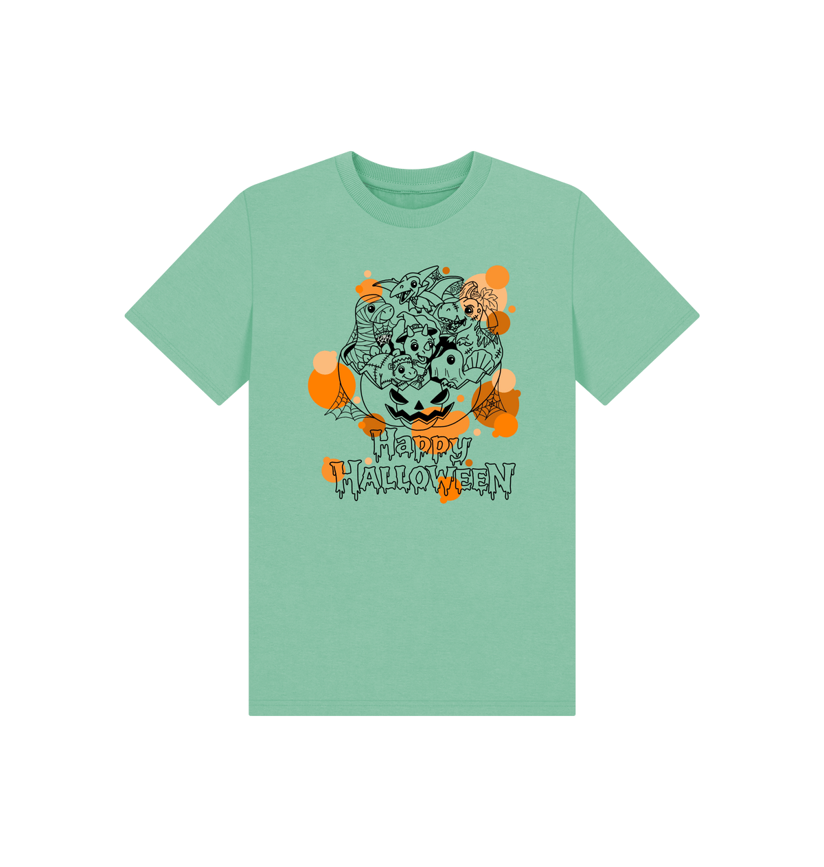 Peppermint Printed Kids T-Shirt Front