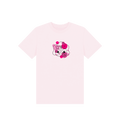 Pink Printed Kids T-Shirt Front