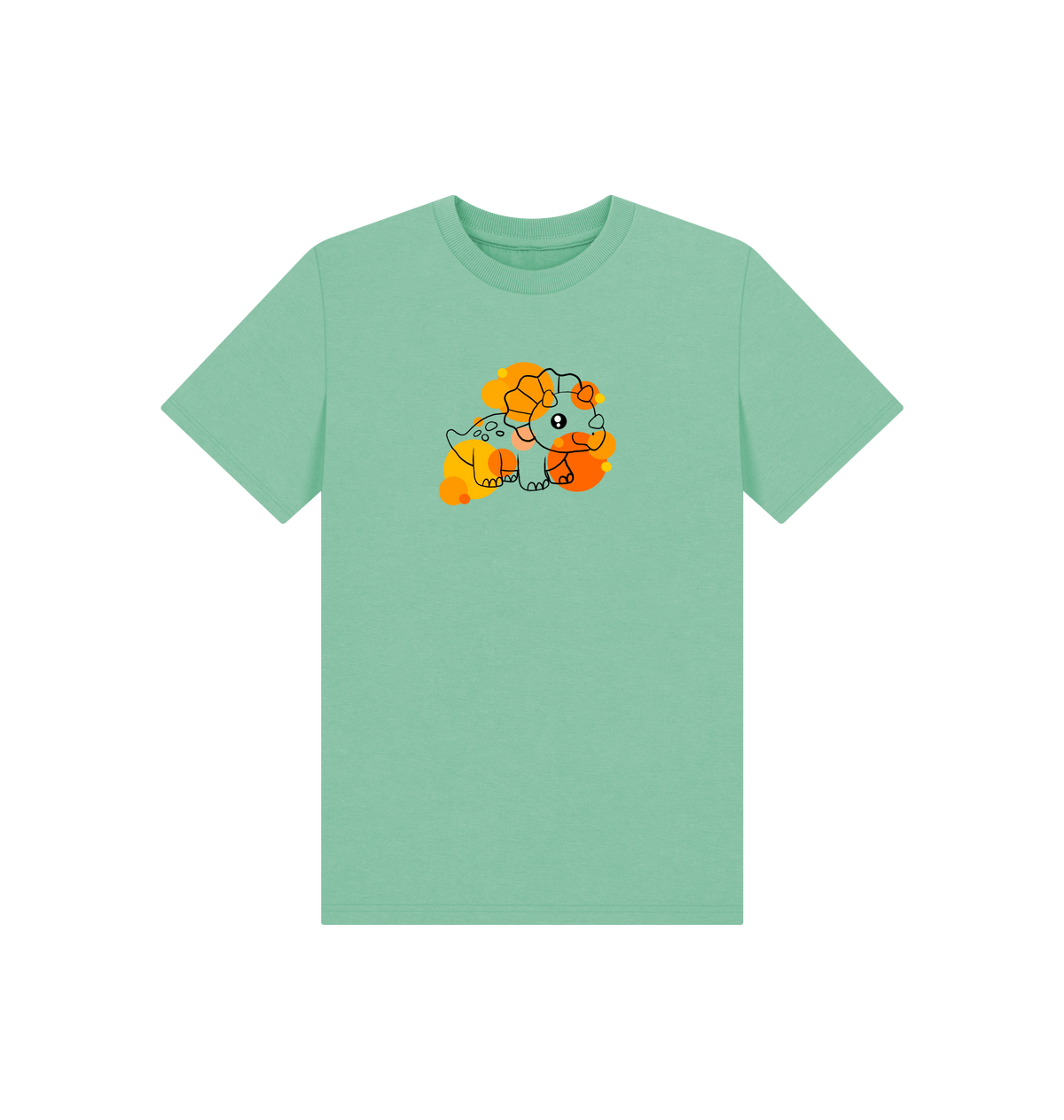 Peppermint Printed Kids T-Shirt Front