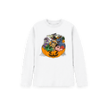 White Printed Kids T-Shirt Front